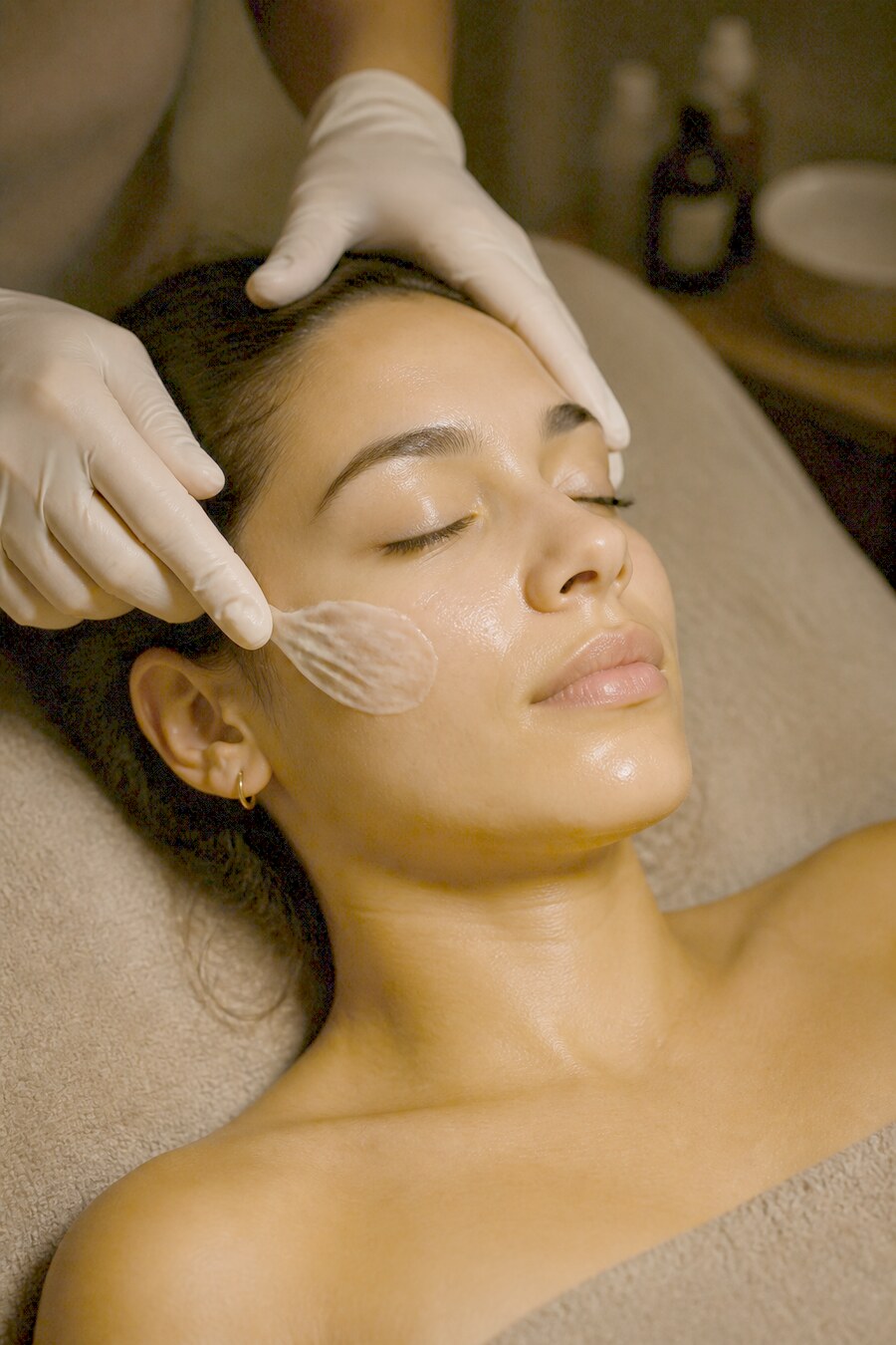 Facial Treatment at Roots Care